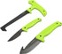 HME 3-Piece Field Kit, 420HC Black Oxide Blades, Green Thermoplastic Rubber Handles, Black 