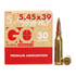 Global Ordnance 5.45x39mm 55gr FMJ Brass Rifle Ammunition, 900-Round Case (30 Boxes of 30) 