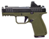 Rost Martin RM1C Comp, w/ Viridian RFX11, 9MM, 4.00" Compensated Barrel, 17 Rds, OD Green 