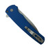 Pro-Tech Malibu Flipper, Solid Blue Aluminum Handles 