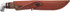 Case Utility Leather Hunter, 5.00" Fixed Clip Point Tru-Sharp SS Blade, Grooved Leather Handle, Mirror Polished Finish, Includes Leather Sheath 