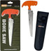 AccuSharp 730C Bone Saw, 6" 420 Stainless Steel Blade, Blaze Orange T-Shaped Handle, Includes Nylon Sheath with Belt Loop 