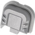 Tyrant CNC Glock 43X/48 Slide Cover Plate, Chevron Design, Gray 