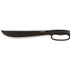 Coast F1400 Machete, Full-Tang Sawback Blade, Black Finish 