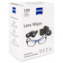 ZEISS Lens Wipes, Gentle and Thorough Cleaning, Individually Wrapped Pre-Moistened Wipes, White 