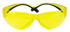Walkers Small Shooting Glasses, Yellow Polycarbonate Wrap-Around Frame, Yellow Lens 