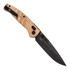 Hogue Mysto Folding Knife, 3.40" Drop Point Blade, Maple Valley Richlite Frame, Black Stonewash Finish 