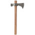 CRKT 2730 Woods Chogan T-Hawk, 1055 Carbon Steel, 3.50" Blade, Tennessee Hickory Handle, 19" Overall Length, Hammerhead 