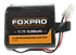 Foxpro LB10000, 10,000mAh Li-Ion Rechargeable Battery Pack, Black 