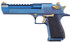 Magnum Research Desert Eagle Mark XIX, 50 AE, 6.00" Barrel, 7 Rds, Carbo Blue/Gold - 761226-090441 