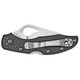 Spyderco Meadowlark 2, Plain Edge, Black FRN Handle