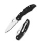 Spyderco Byrd Cara Cara 2 Lightweight, 3.75" Part Serrated Blade, Black FRN Handle