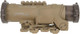 ELCAN SpecterDR 1x/4x 5.56 BDC FDE, Dual-thickness ballistic crosshair, Cerakote Finish