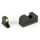 XS Sights R3D 2.0, Tritium Night Sight, Suppressor Height, Green Front Outline, Green Tritium Front/Rear