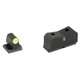 XS Sights DXT2 Big Dot, Tritium Night Sight, Yellow Front Outline, Green Tritium Front/Rear