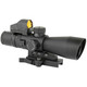 NcSTAR USS G2 P4 Sniper 3-9X42, P4 Sniper Reticle, Micro Red Dot, Black Anodized