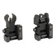 Troy Industries Micro HK, Folding Sight Set, Black Anodized
