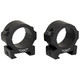Warne Vapor Horizontal 30mm Low Scope Rings, Matte Black, Fits Picatinny