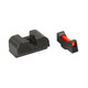 Zaffiri Precision ZAF HD Red Fiber Optic Sight Set, Fits Glock, Red Fiber Optic, Black Finish