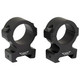 Warne Vapor 30mm High Horizontal Scope Rings, Matte Black, Fits Picatinny