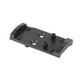 Shield Sights SHMNT-PDP2-SMS-RMS, Steel Construction, Black