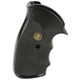 Pachmayr PKMYR Gripper S&W K/L Frame RB, Black Finish, Finger Grooves