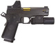Nighthawk Custom Vice President Commander w/ Trijicon RMR HD & Modlite PL350, 9MM, 4.25" Barrel, 20 RDs, DLC Black / Gold TiN