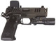 Staccato P4X Premium w/ Trijicon RCR & Surefire X300 Turbo B, 9MM, 4.00" Compensated Barrel, 18 RDs, Black