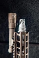 Radian Model 1 SBR Kit, .223 Wylde, 10.50" Barrel, 30 RDs, EOTECH EXPS3, Hesychia 556UK Suppressor, Brown/Tan