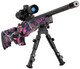 Crickett Precision Rifle, .22 LR, 16.12" Threaded Bull Barrel, 1 RDs, Adjustable Cheek Comb, Muddy Girl Camo