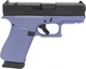 Glock G43X MOS Apollo Custom, 9mm, 3.41" Barrel, 15 Rds, RMSc Optic Cut, Crushed Orchid / Armor Black