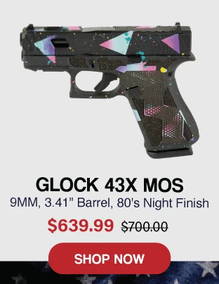 Glock 43X 80's Night Labor Day deal