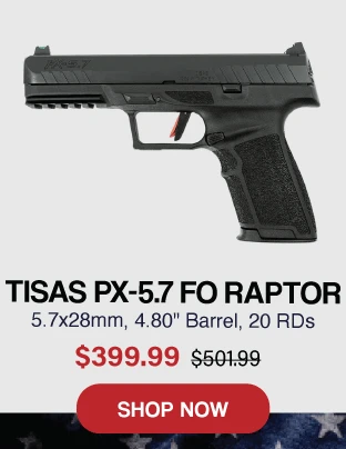 Tisas PX-5.7 FO Raptor Labor Day deal