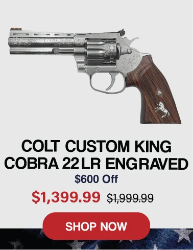 Colt Custom King Cobra engraved Labor Day deal