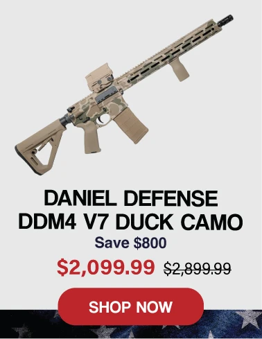 Daniel Defense DDM4 V7 duck camo Labor Day deal