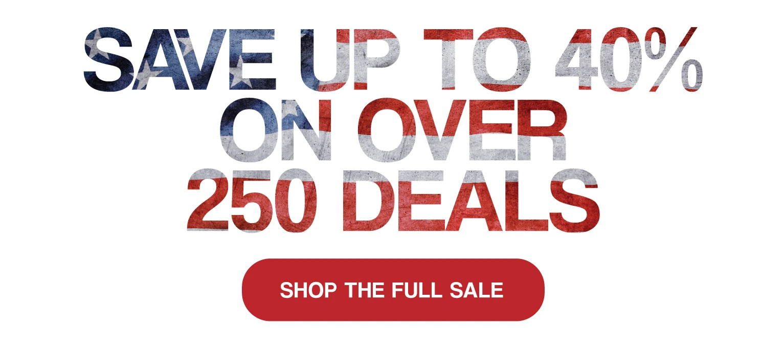 Save up to 40 percent on over 250+ awesome deals — shop the full sale