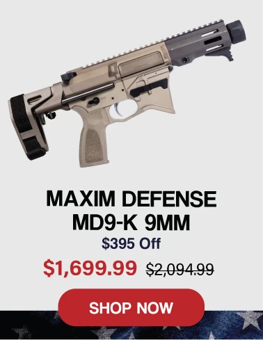 Maxim Defense MD9-K 9mm Labor Day deal