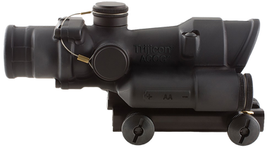 Trijicon ACOG 4x32 LED Riflescope, Red Horseshoe Dot, Matte Black