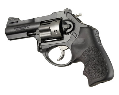 Ruger Hard R Linbe Hogue Rubber Monogrip, Ruger LCR/LCRx, Finger Grooves, Black