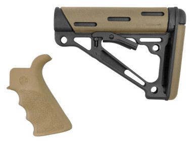 Hogue AR-15/M16 Kit, Beavertail Grip & Collapsible Buttstock, Purple