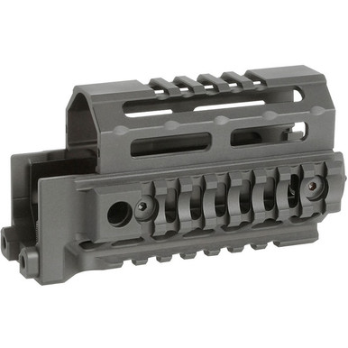 Midwest AK Alpha Series Krink Quad Rail Handguard, Black, Aluminum