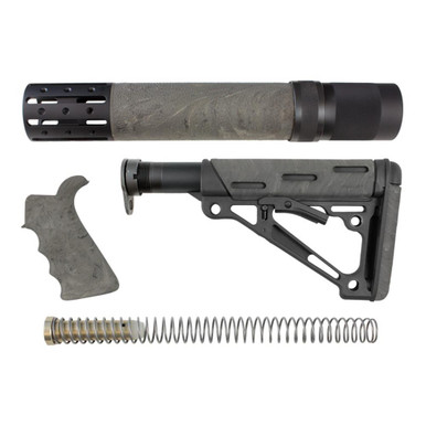 HOGUE 可変式バットストックA4-75 M16 M4A1 HK41 Hogue AR-15/M16 Kit, OverMolded Beavertail Grip & Collapsible