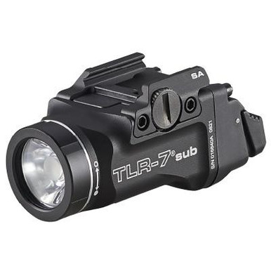 Streamlight TLR-7 Sub, 500 Lumens, Black