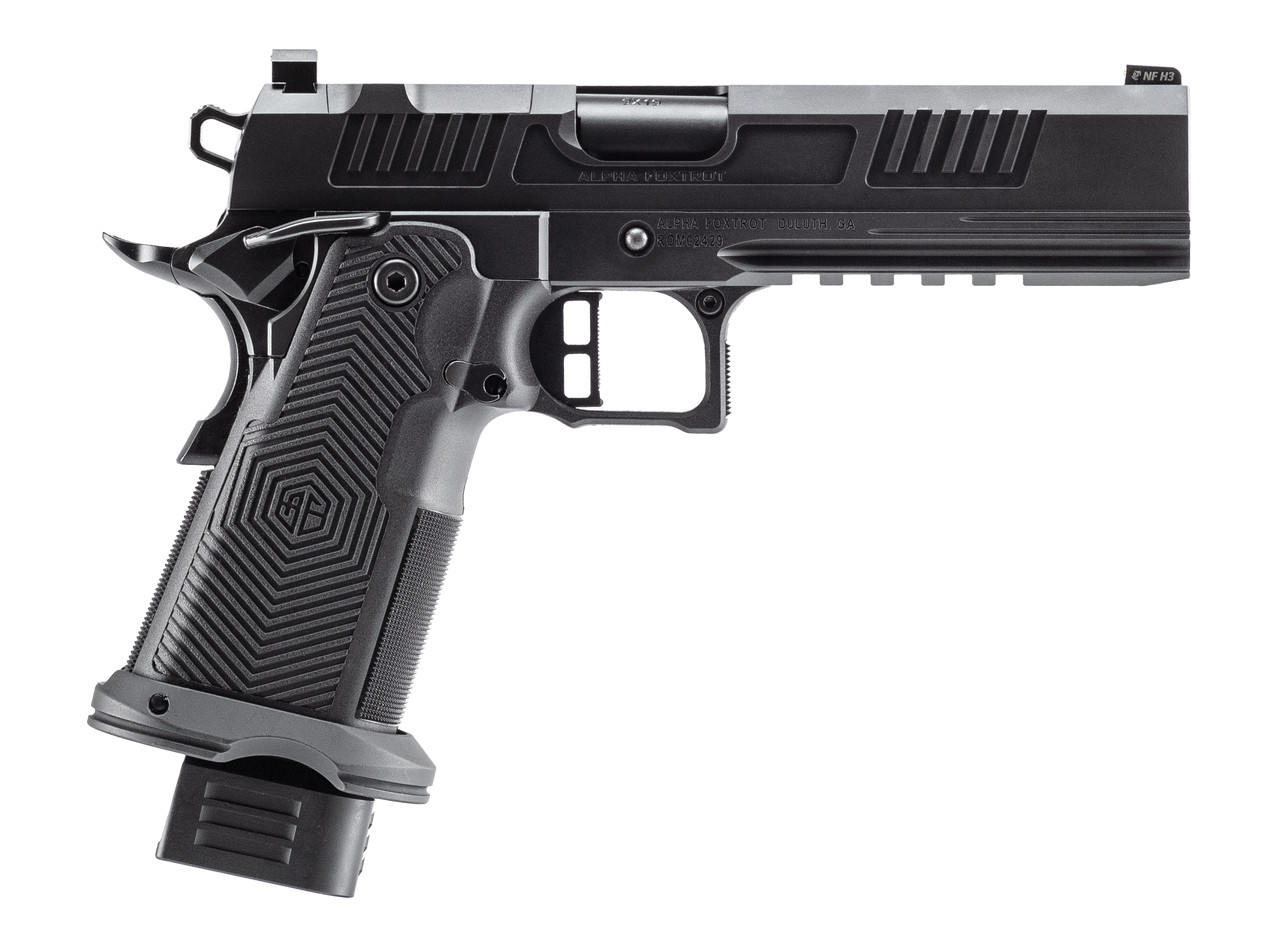 Alpha Foxtrot AF1911-ROMULUS 5" 9mm Polished DLC — Proven Match-Grade 1911