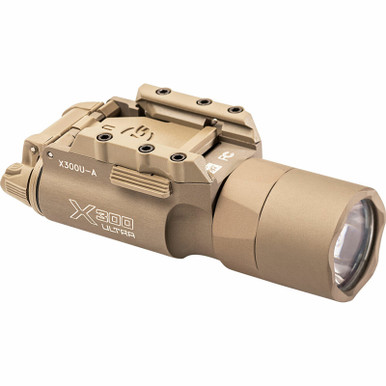 SureFire X300T-B Turbo, 650 Lumens, Black Anodized