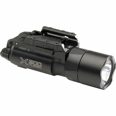 SureFire X300T-B Turbo, 650 Lumens, Black Anodized
