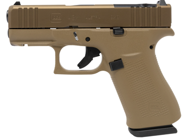 Glock 43X MOS Coyote, 9MM, 3.41
