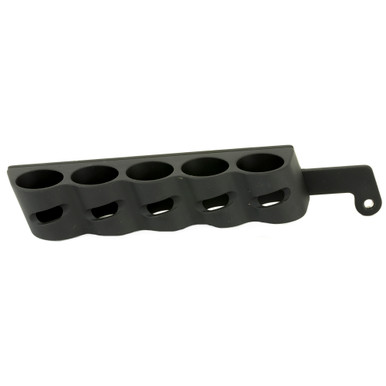 GG&G Mossberg 590 Side Saddle Shell Holder, 6-Shot, Black Anodized