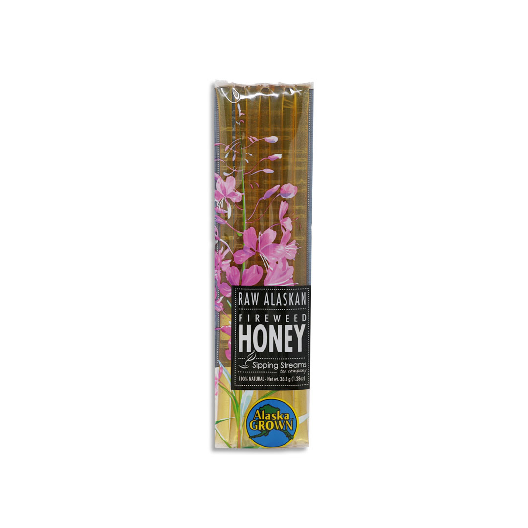 Raw Alaskan Fireweed Honey Sticks
