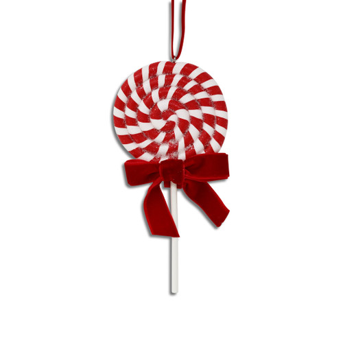 Peppermint Stripe Lollipop Ornament